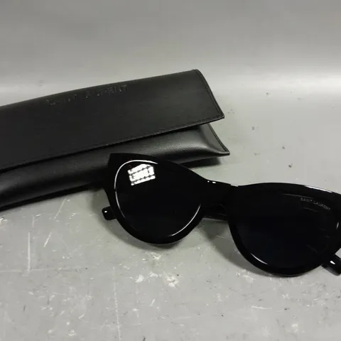 SAINT LAURENT CAT EYE FRAMED SUNGLASSES 