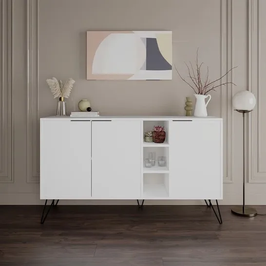 BOXED JAYCEE 144CM SIDEBOARD- MARBEL EFFECT 