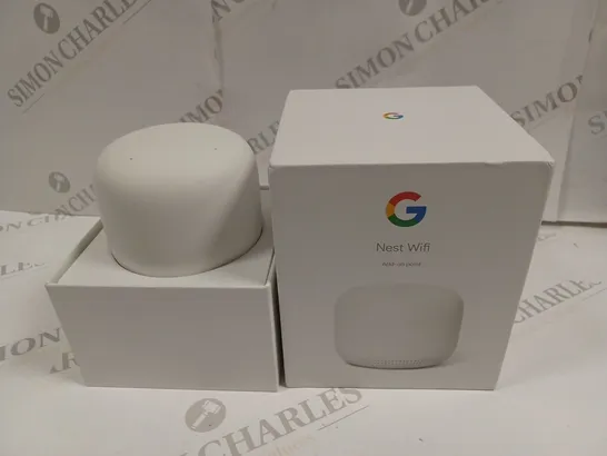 BOXED GOOGLE NEST WIFI ADD-ON POINT