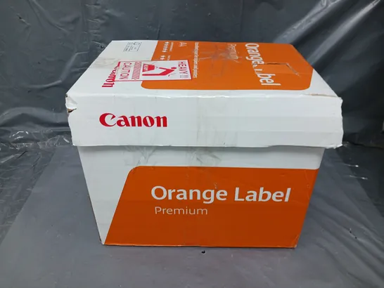 BOXED CANON ORANGE LABEL A4 PAPER (5x500)