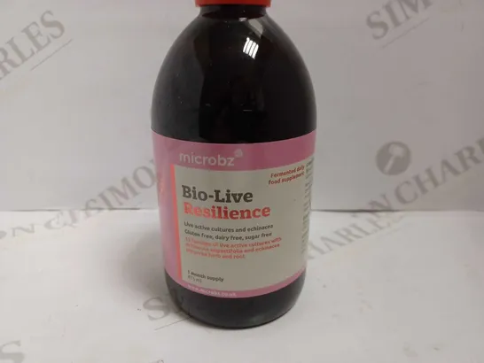 MICROBZ BIO-LIVE RESILIENCE FOOD SUPPLEMENT