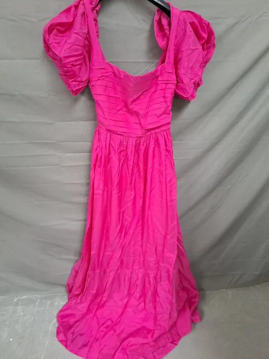 ABERCROMBIE & FITCH FUSCHIA MAXI DRESS - LARGE