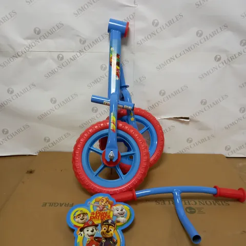 PAW PATROL BALANCE BIKE