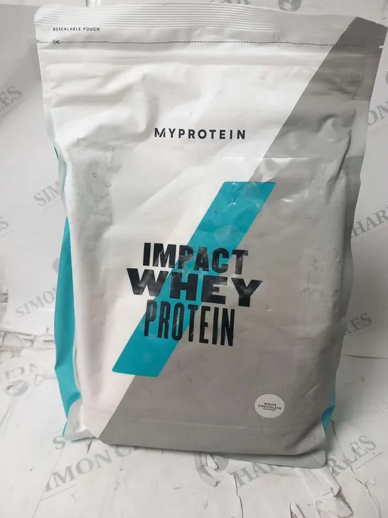 MYPROTEIN IMPACT WHEY PROTEIN WHITE CHOCOLATE FLAVOUR 2.5KG