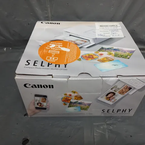 BOXED CANON SELPHY CP1500 COMPACT PHOTO PRINTER