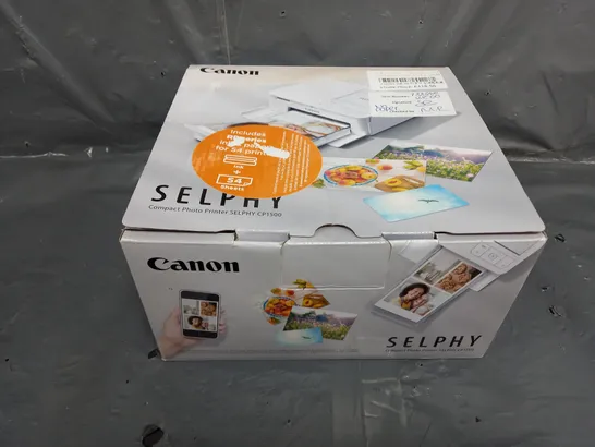 BOXED CANON SELPHY CP1500 COMPACT PHOTO PRINTER