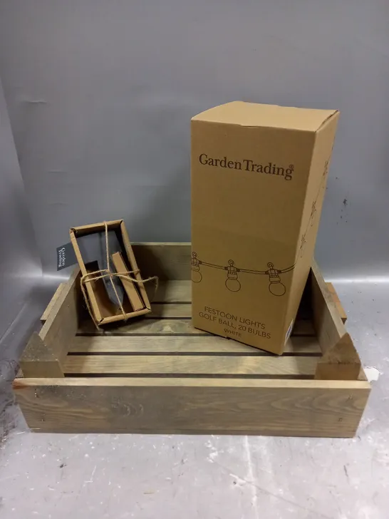 BOXED GARDEN TRADING HOME DÉCOR & LIGHTS SET 