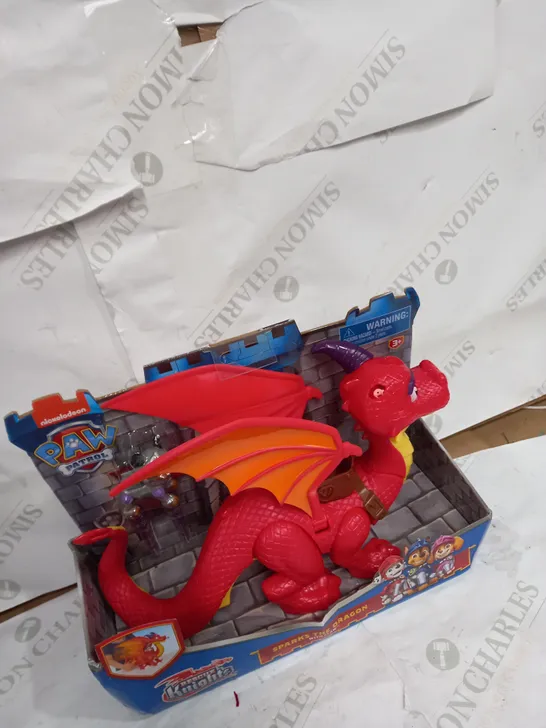 PAW PATROL RESCUE KNIGHTS SPARKS THE DRAGON & CLAW RRP £21.99