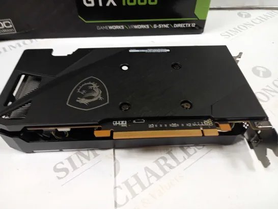 BOXED MSI ARMOR GEFORCE GTX 1060 GRAPHICS CARD