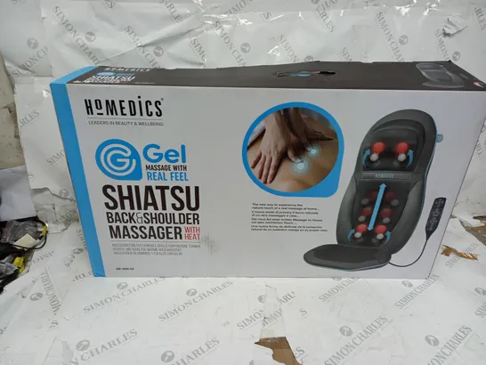 BOXED HOMEDICS SHIATSU BACK AND SHOULDER MASSAGER WITH HEAT SGM-160H-EU