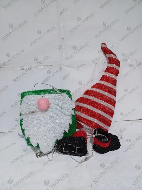 FESTIVE INDOOR OUTDOOR LARGE PRE-LIT GNOME