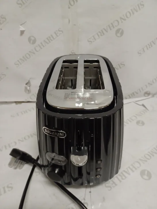 DELONGHI BALLERINA TWO-SLICE TOASTER - BLACK 