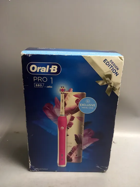 BOXED ORAL B PRO 1 680 ELECTRIC TOOTHBRUSH