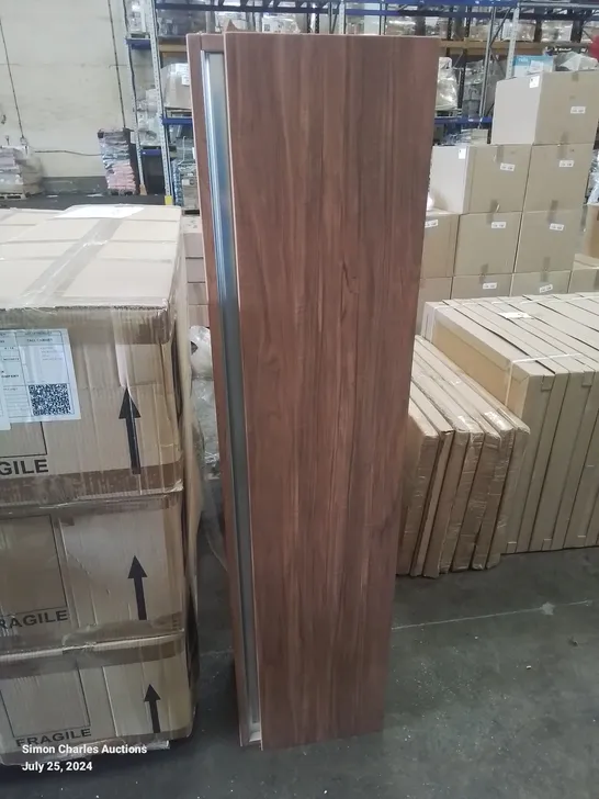 BRAND NEW BOXED CALYPSO TALL WOOD-EFFECT CABINET 