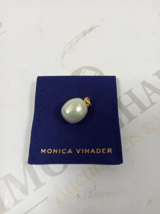 MONICA VINADER NURA BAROQUE PEARL PENDANT CHARM