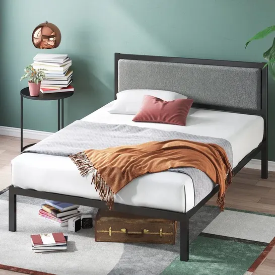 BOXED ARLEDGE UPHOLSTERED BED WITH UPHOLSTERED HEADBOARD // SIZE: UNSPECIFIED (1 BOX)