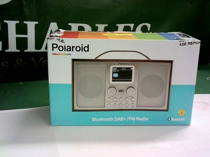 POLAROID BLUETOOTH DAB+/FM RADIO 3106197Simon Charles Auctioneers