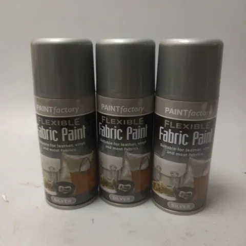 BOX OF 24 PAINT FACTORY FLEXIBLE FABRIC PAINT - SILVER - COLLECTION ONLY