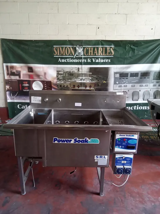 COMMERCIAL POWER SOAK WASH STATION 