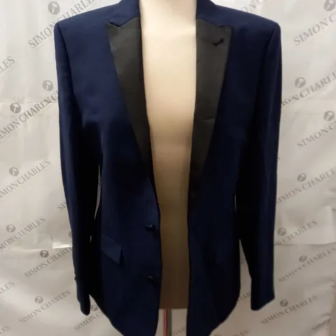 ASOS DESIGN SUPER SKINNY TUXEDO JACKET IN NAVY - 38 S