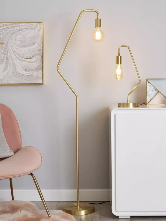 TATE TABLE LAMP - GOLD RRP £35