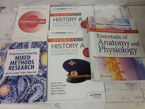 LOT OF 13 ASSORTED EDUCATIONAL AND REFERENCE BOOKS TO INCLUDE FIRST STEPS IN COUNSELLING, MEMORY MAKE OVER AND ESSENTIALS OF ANATOMY