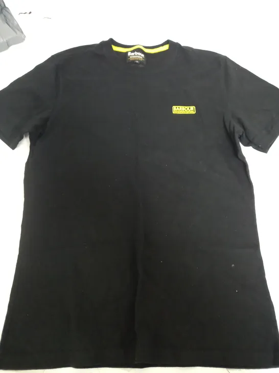 BARBOUR INTERNATIONAL BLACK T-SHIRT - MEDIUM