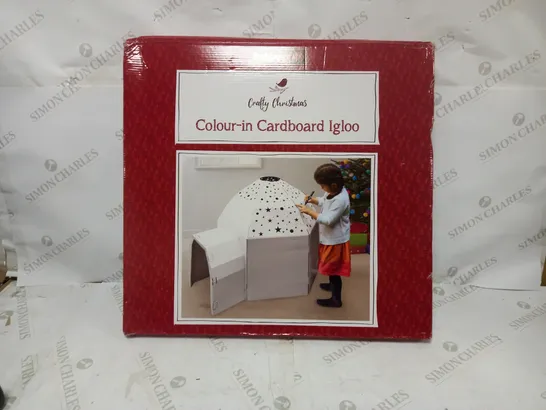 HOBBYCRAFT COLOUR-IN CARDBOARD IGLOO