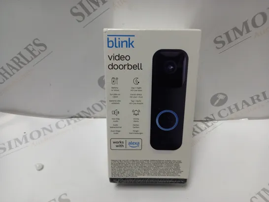 BOXED AND SEALED BLINK VIDEO DOORBELL