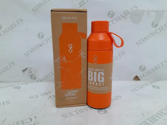 BOXED ORIGINAL OCEAN BOTTLE IN SUN ORANGE (500ml)