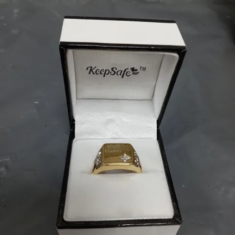 GOLD PLATED RING 