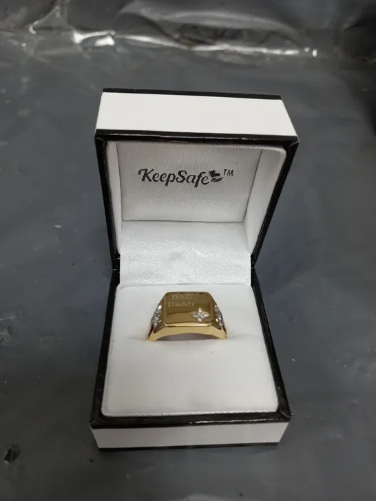 GOLD PLATED RING 