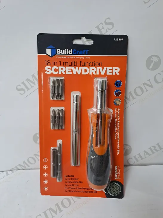 BUILDCRAFT 18 IN 1 MULTI-FUNCTION SCREWDRIVER 