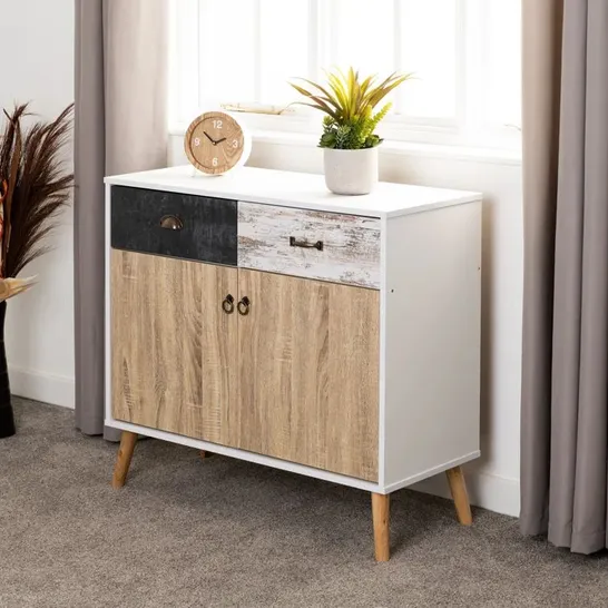 BOXED BALHAM 91CM WIDE 2-DRAWER SIDEBOARD (1 BOX)