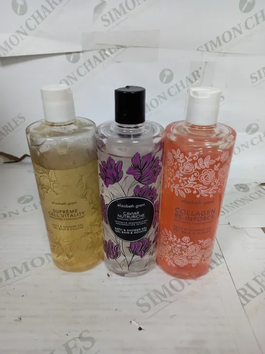 BOX OF 8 ELIZERBEATH GRANT SHOWER GEL / COLLECTION ONLY 