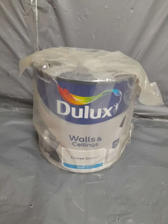 DULUX WALLS & CEILINGS GOOSE DOWN MATT EMULSION PAINT, 2.5L