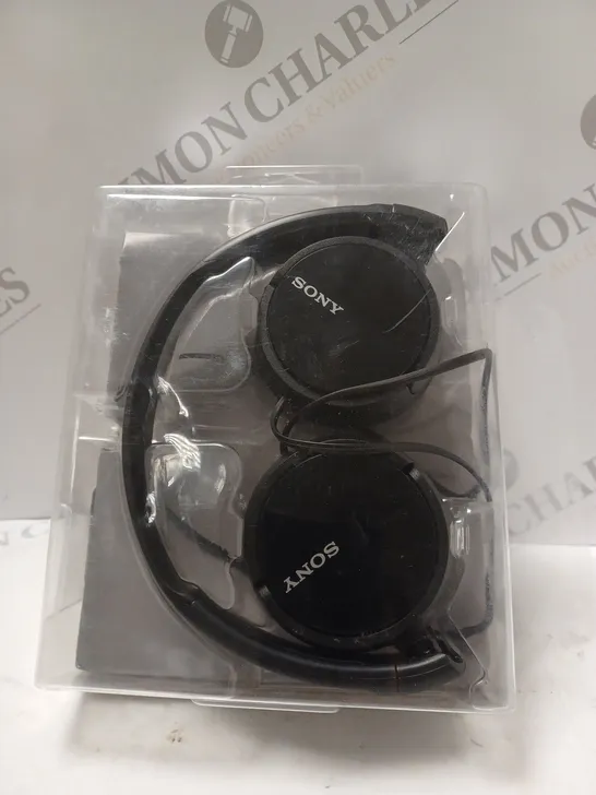 BOXED SONY MDR-ZX110 OVER-EAR HEADPHONES IN BLACK