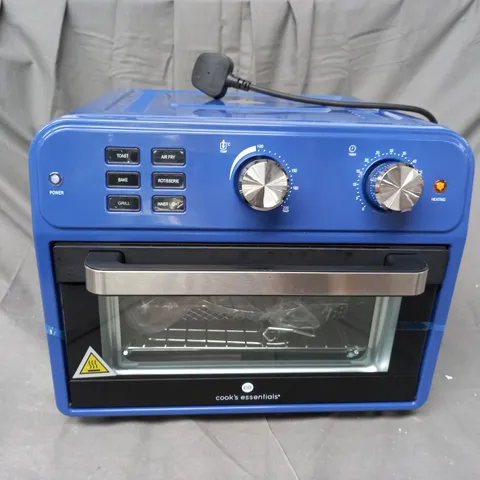 BOXED COOK'S ESSENTIAL 21-LITRE AIRFRYER OVEN IN BLUE