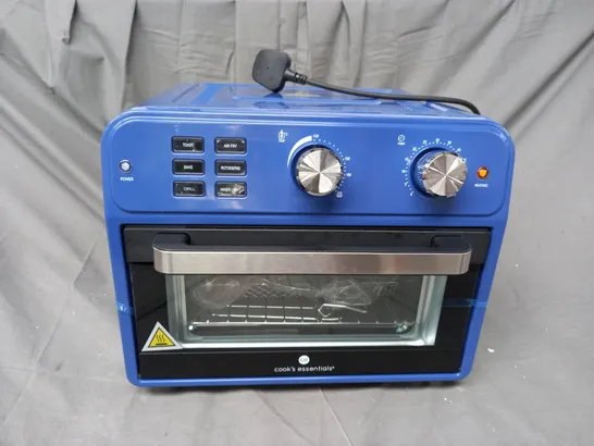 BOXED COOK'S ESSENTIAL 21-LITRE AIRFRYER OVEN IN BLUE