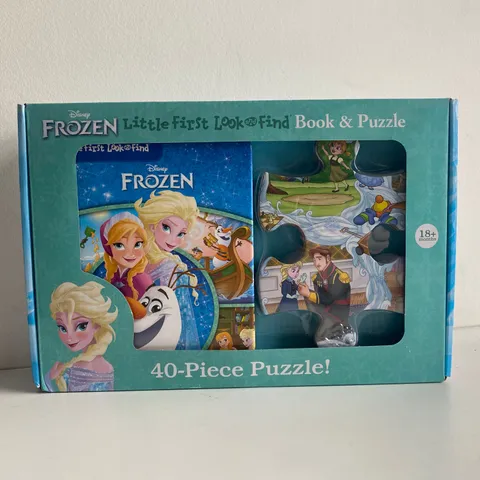 BOX OF 12 DISNEY FROZEN LITTLE FIRST LOOK AND FIND BOOK & PUZZLES