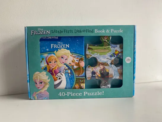 8 BOXED DISNEY FROZEN LITTLE FIRST LOOK AND FIND BOOK & PUZZLES