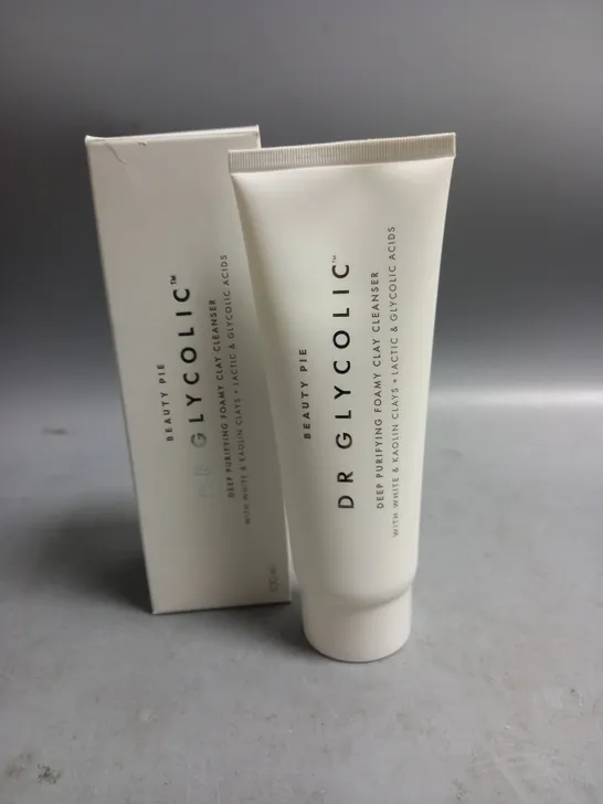 BOXED AND SEALED BEAUTY PIE DY GLYCOLIC DEEP PURIFYING FOAMY CLAY CLEANSER 100ML