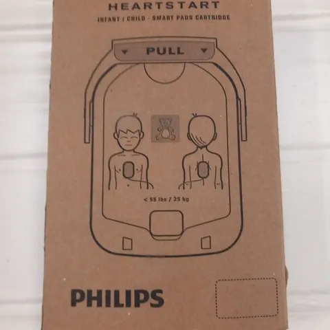 APPROXIMATELY 10 BRAND NEW BOXED PHILIPS HEARTSTART INFANT/CHILD SMART PADS CARTRIDGE