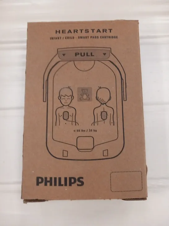 APPROXIMATELY 10 BRAND NEW BOXED PHILIPS HEARTSTART INFANT/CHILD SMART PADS CARTRIDGE