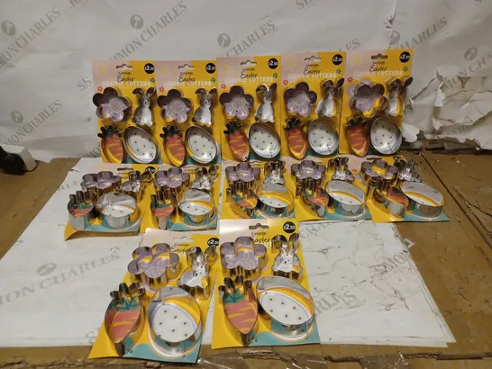 BOX OF 12 BRAND NEW EASTER COOKIE CUTTERS