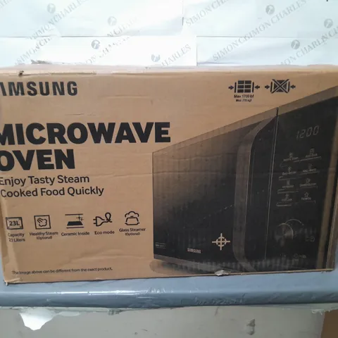 BOXED SAMSUNG MICROWAVE OVEN 800W BLACK - COLLECTION ONLY