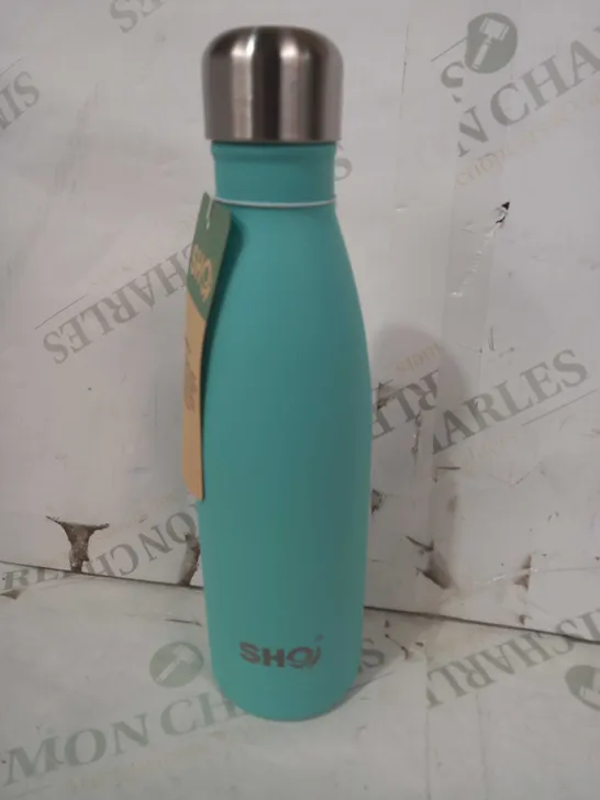 SHO ORIGINAL 2.0 500ML STAINLESS STEEL BOTTLE IN CYAN COLOUR