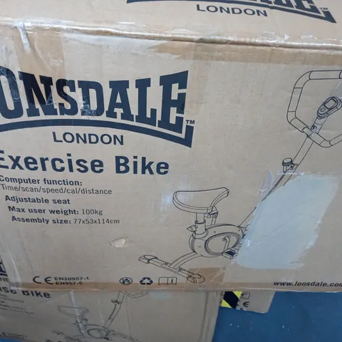 BOXED LONSDALE EXERCISE BIKE