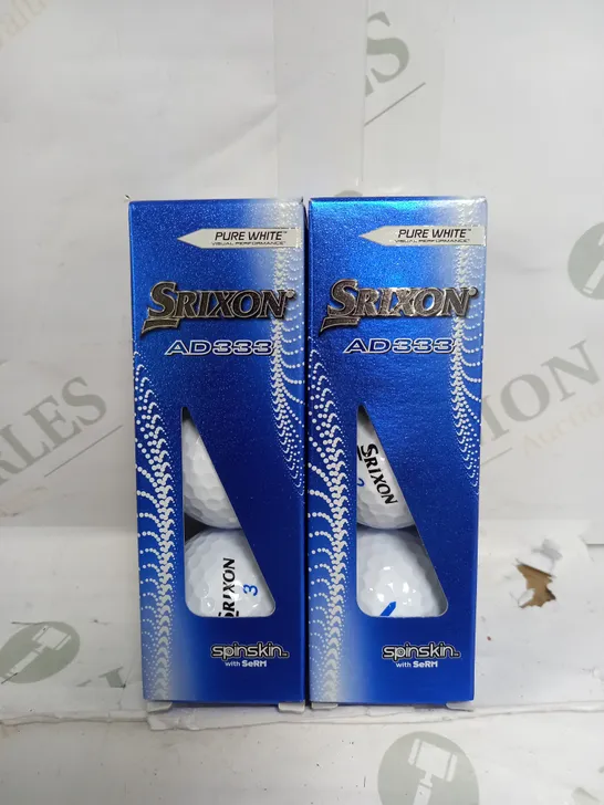 2 X BOXES OF 3 SRIXON AD333 GOLF BALLS 