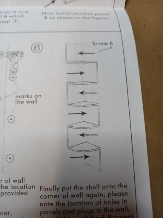 5 TIER WALL SHELF 